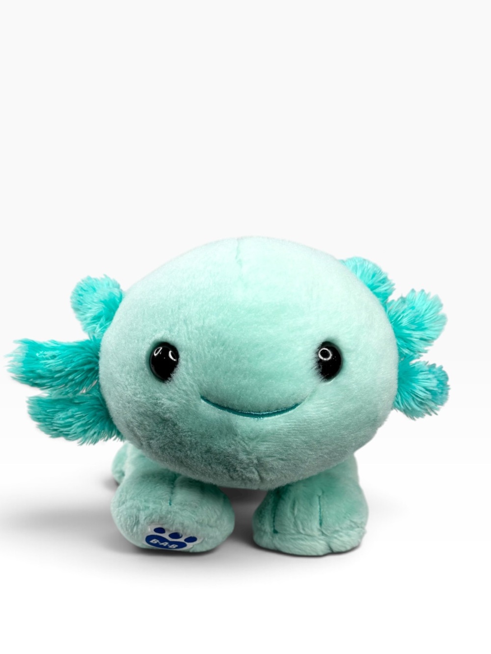 BAB Build A Bear 2022 Online Exclusive Mint Turquoise Teal 18” Axolotl Plush